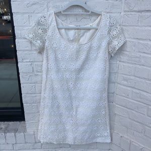 Urban Outfitters Floral Eyelet Dress